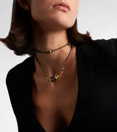 Marie Lichtenberg Knock on Wood 18kt gold locket necklace with diamonds and pearls | Thumbnail 4 Marie Lichtenberg Knock on Wood 18kt gold locket necklace with diamonds and pearls | Thumbnail 4