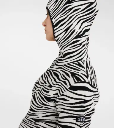 JETSET Zoey zebra-print jacquard hoodie | Thumbnail 5 JETSET Zoey zebra-print jacquard hoodie | Thumbnail 5