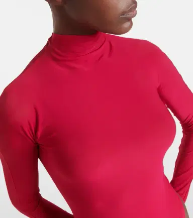 Alaïa Alaïa Turtleneck jersey bodysuit | Thumbnail 2 Alaïa Alaïa Turtleneck jersey bodysuit | Thumbnail 2