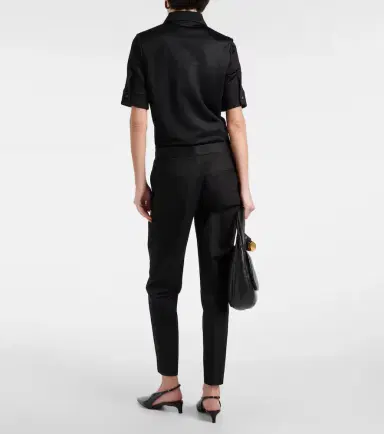 Jil Sander Cotton gabardine pants | Thumbnail 4 Jil Sander Cotton gabardine pants | Thumbnail 4