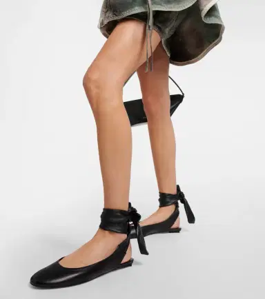 The Attico Cloe leather slingback flats | Thumbnail 4 The Attico Cloe leather slingback flats | Thumbnail 4