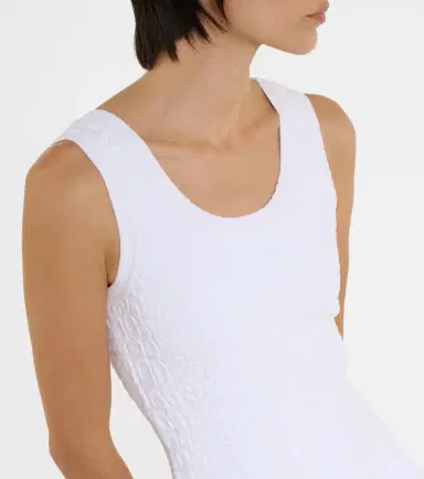 Alaïa Alaïa Croc-effect knitted minidress | Thumbnail 2 Alaïa Alaïa Croc-effect knitted minidress | Thumbnail 2