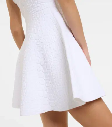 Alaïa Alaïa Croc-effect knitted minidress | Thumbnail 3 Alaïa Alaïa Croc-effect knitted minidress | Thumbnail 3