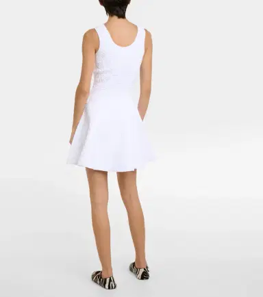 Alaïa Alaïa Croc-effect knitted minidress | Thumbnail 4 Alaïa Alaïa Croc-effect knitted minidress | Thumbnail 4