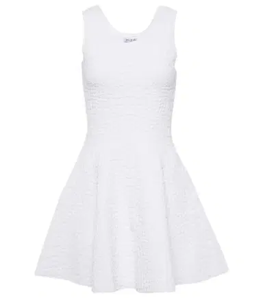 Alaïa Alaïa Croc-effect knitted minidress | Thumbnail 1 Alaïa Alaïa Croc-effect knitted minidress | Thumbnail 1