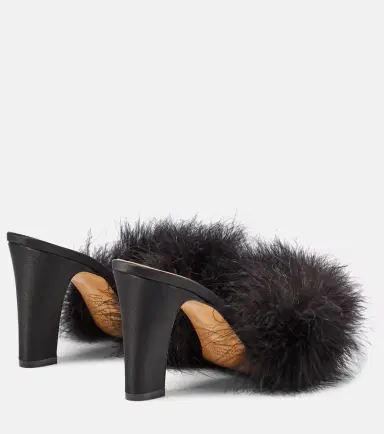 Maison Margiela Feather-embellished mules | Thumbnail 5 Maison Margiela Feather-embellished mules | Thumbnail 5