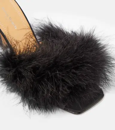 Maison Margiela Feather-embellished mules | Thumbnail 6 Maison Margiela Feather-embellished mules | Thumbnail 6