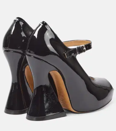 Maison Margiela Patent leather peep-toe Mary Jane pumps | Thumbnail 2 Maison Margiela Patent leather peep-toe Mary Jane pumps | Thumbnail 2