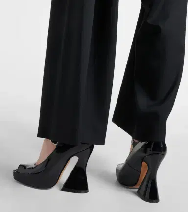 Maison Margiela Patent leather peep-toe Mary Jane pumps | Thumbnail 7 Maison Margiela Patent leather peep-toe Mary Jane pumps | Thumbnail 7