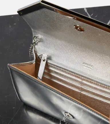 Jimmy Choo Emmie mirrored clutch | Thumbnail 6 Jimmy Choo Emmie mirrored clutch | Thumbnail 6