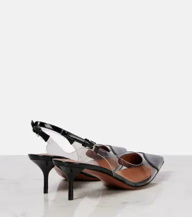 Alaïa Alaïa Le Caur leather-trimmed PVC pumps | Thumbnail 4 Alaïa Alaïa Le Caur leather-trimmed PVC pumps | Thumbnail 4