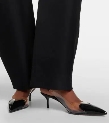 Alaïa Alaïa Le Caur leather-trimmed PVC pumps | Thumbnail 6 Alaïa Alaïa Le Caur leather-trimmed PVC pumps | Thumbnail 6