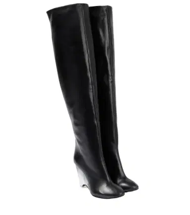 Alaïa Alaïa Leather knee-high boots | Thumbnail 1 Alaïa Alaïa Leather knee-high boots | Thumbnail 1