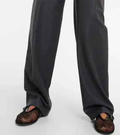 Alaia Alaïa High-rise virgin wool straight pants | Thumbnail 5 Alaia Alaïa High-rise virgin wool straight pants | Thumbnail 5