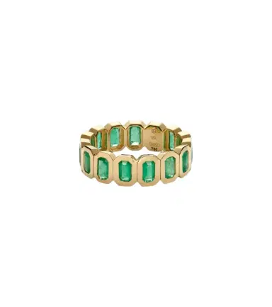 SHAY JEWELRY 18kt gold ring with emeralds | Thumbnail 1 SHAY JEWELRY 18kt gold ring with emeralds | Thumbnail 1