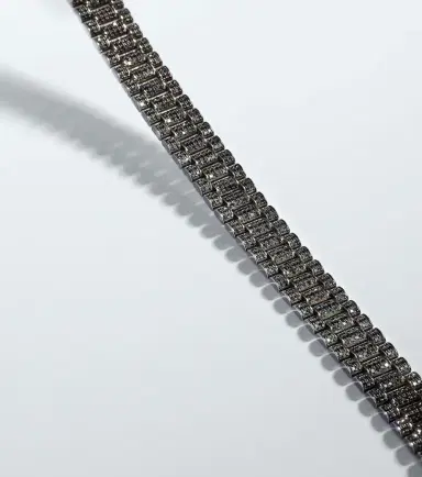SHAY JEWELRY Rail Link 18kt black gold bracelet with diamonds | Thumbnail 5 SHAY JEWELRY Rail Link 18kt black gold bracelet with diamonds | Thumbnail 5