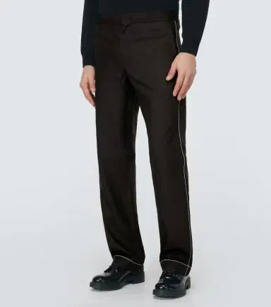 Prada Silk straight pants | Thumbnail 4 Prada Silk straight pants | Thumbnail 4