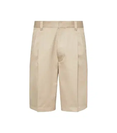 Prada Pleated cotton Bermuda shorts | Thumbnail 1 Prada Pleated cotton Bermuda shorts | Thumbnail 1