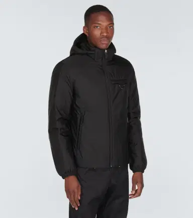 Prada Re-Nylon puffer jacket | Thumbnail 3 Prada Re-Nylon puffer jacket | Thumbnail 3