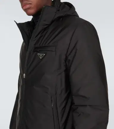 Prada Re-Nylon puffer jacket | Thumbnail 4 Prada Re-Nylon puffer jacket | Thumbnail 4