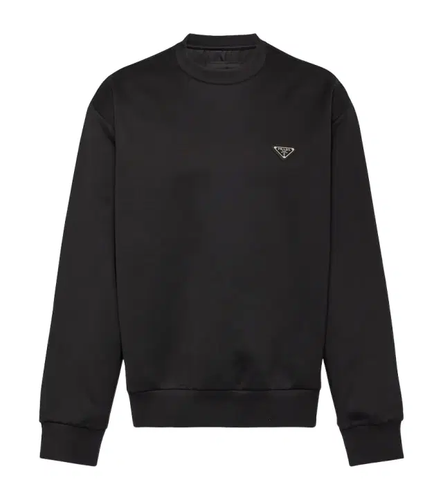 Logo cotton-blend sweatshirt Logo cotton-blend sweatshirt