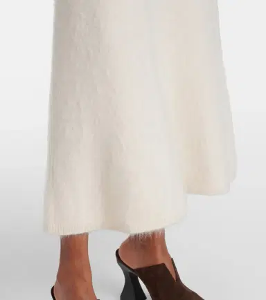 Lisa Yang Asta brushed cashmere midi skirt | Thumbnail 5 Lisa Yang Asta brushed cashmere midi skirt | Thumbnail 5