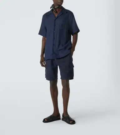 Vilebrequin Baie linen Bermuda shorts | Thumbnail 5 Vilebrequin Baie linen Bermuda shorts | Thumbnail 5