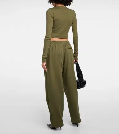 Wardrobe.NYC Wardrobe. NYC x Hailey Bieber cotton jersey track pants | Thumbnail 3 Wardrobe.NYC Wardrobe. NYC x Hailey Bieber cotton jersey track pants | Thumbnail 3
