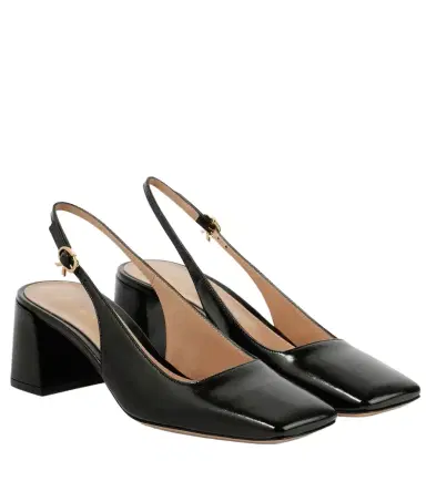 Gianvito Rossi Freeda leather slingback pumps | Thumbnail 1 Gianvito Rossi Freeda leather slingback pumps | Thumbnail 1