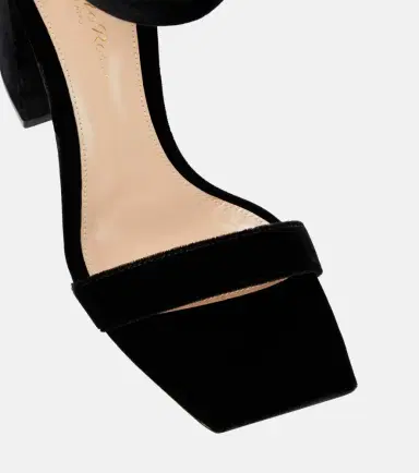 Gianvito Rossi Wondy velvet sandals | Thumbnail 4 Gianvito Rossi Wondy velvet sandals | Thumbnail 4