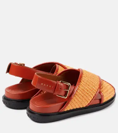 Marni Fussbet raffia-effect sandals | Thumbnail 5 Marni Fussbet raffia-effect sandals | Thumbnail 5
