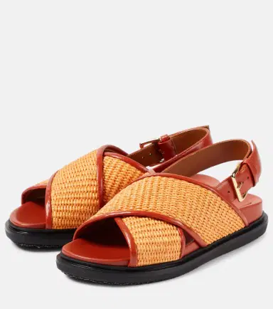 Marni Fussbet raffia-effect sandals | Thumbnail 7 Marni Fussbet raffia-effect sandals | Thumbnail 7