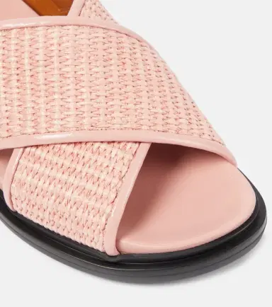 Marni Fussbet raffia-effect sandals | Thumbnail 4 Marni Fussbet raffia-effect sandals | Thumbnail 4