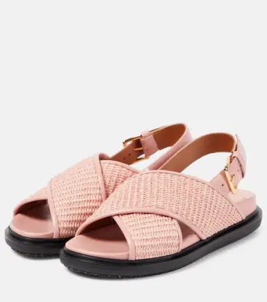 Marni Fussbet raffia-effect sandals | Thumbnail 5 Marni Fussbet raffia-effect sandals | Thumbnail 5