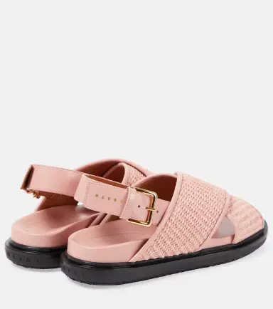 Marni Fussbet raffia-effect sandals | Thumbnail 6 Marni Fussbet raffia-effect sandals | Thumbnail 6