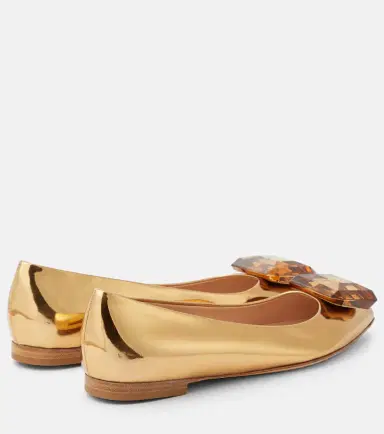 Gianvito Rossi Jaipur embellished leather ballet flats | Thumbnail 6 Gianvito Rossi Jaipur embellished leather ballet flats | Thumbnail 6