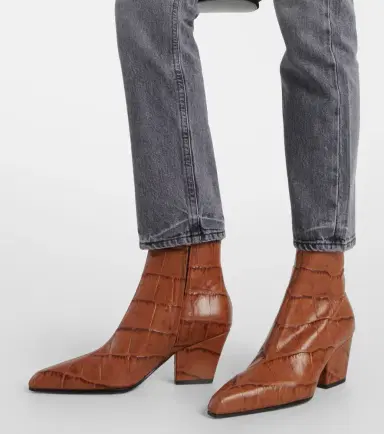 Paris Texas Jane croc-effect leather knee-high boots | Thumbnail 3 Paris Texas Jane croc-effect leather knee-high boots | Thumbnail 3