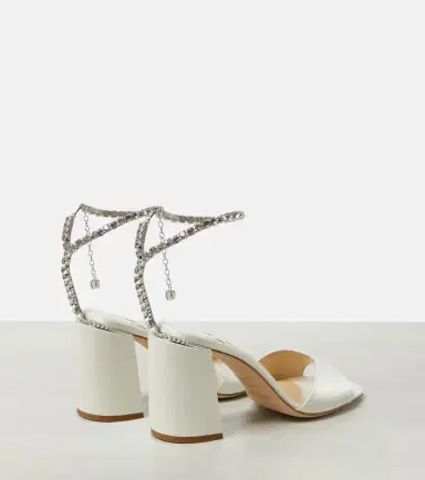 Jimmy Choo Saeda 85 embellished satin sandals | Thumbnail 5 Jimmy Choo Saeda 85 embellished satin sandals | Thumbnail 5