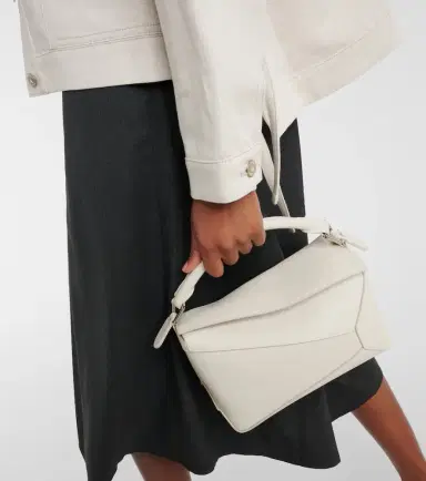 Loewe Puzzle Edge Small leather top-handle bag | Thumbnail 2 Loewe Puzzle Edge Small leather top-handle bag | Thumbnail 2
