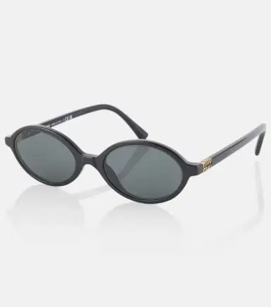 Miu Miu Logo round sunglasses | Thumbnail 3 Miu Miu Logo round sunglasses | Thumbnail 3