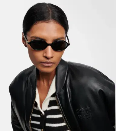 Miu Miu Logo round sunglasses | Thumbnail 5 Miu Miu Logo round sunglasses | Thumbnail 5