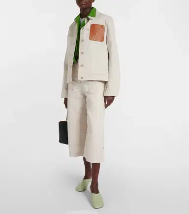 Loewe Cotton and linen jacket | Thumbnail 3 Loewe Cotton and linen jacket | Thumbnail 3
