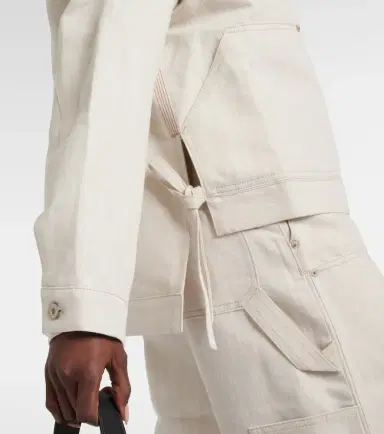Loewe Cotton and linen jacket | Thumbnail 4 Loewe Cotton and linen jacket | Thumbnail 4