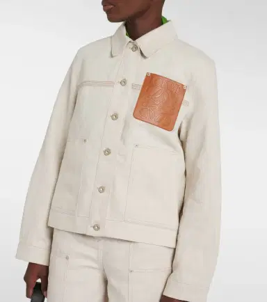 Loewe Cotton and linen jacket | Thumbnail 5 Loewe Cotton and linen jacket | Thumbnail 5