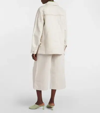 Loewe Cotton and linen jacket | Thumbnail 6 Loewe Cotton and linen jacket | Thumbnail 6