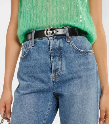 Gucci GG Marmont embellished leather belt | Thumbnail 3 Gucci GG Marmont embellished leather belt | Thumbnail 3