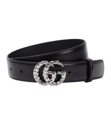 Gucci GG Marmont embellished leather belt | Thumbnail 1 Gucci GG Marmont embellished leather belt | Thumbnail 1