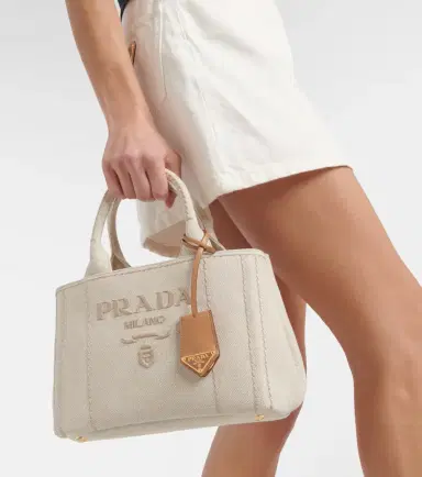 Prada Jardinière Small canvas top-handle bag | Thumbnail 3 Prada Jardinière Small canvas top-handle bag | Thumbnail 3
