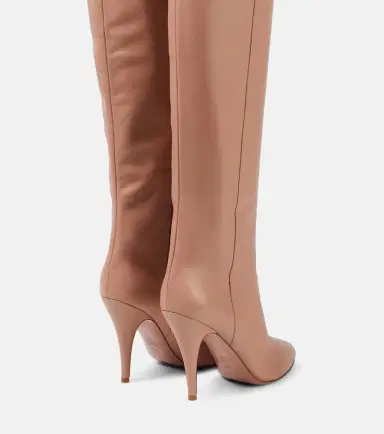 Valentino Garavani VLogo Signature 105 leather over-the-knee boots | Thumbnail 2 Valentino Garavani VLogo Signature 105 leather over-the-knee boots | Thumbnail 2