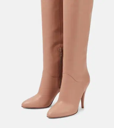 Valentino Garavani VLogo Signature 105 leather over-the-knee boots | Thumbnail 3 Valentino Garavani VLogo Signature 105 leather over-the-knee boots | Thumbnail 3